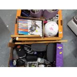 A good mixed lot to include digital cameras by Nikon and Kodak, two pairs of binoculars,