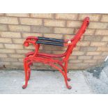 Reclamation - a pair of cast iron bench ends