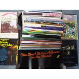A collection of approx fifty vinyl LP's together with twelve box sets of vinyl LP's to include