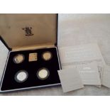 The 1994-1997 UK Silver Proof Piedfort One Pound Collection, Royal Mint,