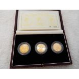 Queen Elizabeth II Sovereign Portrait Collection, Royal Mint three Gold Sovereigns comprising 1967,