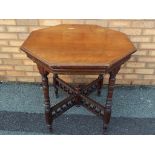 An octagonal occasional table approximately 74 cm (h) x 75 cm x 75 cm