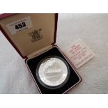 1990 Pitcairn Islands Bicentenary of the First Settlement 1790-1990, $50 Silver Proof Coin, .