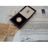 The 1994 'Bank of England' Gold Proof Double Sovereign,