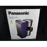 A Panasonic coffee maker,