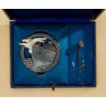 GERMAN REICH 1933 - 1945 - NAVY AWARDS & DECORATIONS : Cased Navy Blockade Runner Badge with