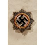 GERMAN REICH 1933 - 1945 - GERMAN CROSS : German Cross in Gold early 10 Rivet Issue. Early tombak
