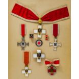 GERMAN REICH 1933 - 1945 - CIVIL ORDERS AND MEDALS : Third Reich Red Cross Medal Grouping. Lot