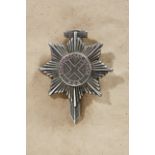 GERMAN REICH 1933 - 1945 - ARMY AWARDS & DECORATIONS : POA Vlassow Officer's School Badge in Silver.