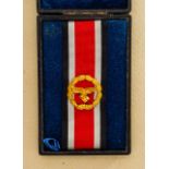 GERMAN REICH 1933 - 1945 - ROLL OF HONOUR CLASP : Cased Luftwaffe Honor Roll Clasp. Unmarked.