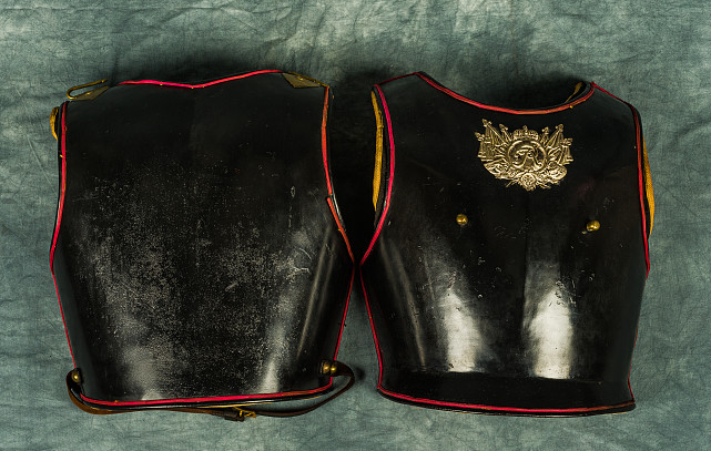 GERMAN MILITARIA - PRUSSIA : Imperial Prussian Garde du Corps Cuirass. Black Enlisted Prussian - Image 3 of 8