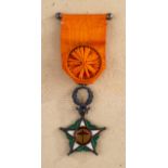 FOREIGN ORDERS & DECORATIONS - MOROCCO : Officer's Breast Badge. Moroccan Order of Ouissam