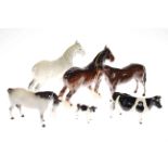 Beswick shires and other horses, Ch.