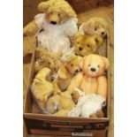 Box of ten teddy bears