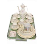 Royal Doulton fourteen piece coffee set, pattern no.