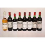 A COLLECTION OF WINE AND WHISKIES, comprising 1980 Chateau Laroze, 1979 Chateau Tertre De Miot,