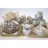 Wedgwood tea china, Japanese coffee set,