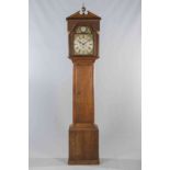 THOMAS ARLOT, SUNDERLAND, A GEORGE III OAK EIGHT DAY LONGCASE CLOCK,