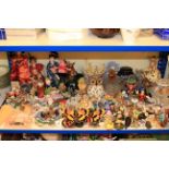 Large quantity of animal ornaments, figures,