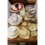 Ceramic collection, 18th Century and later, including Newhall cream jug,