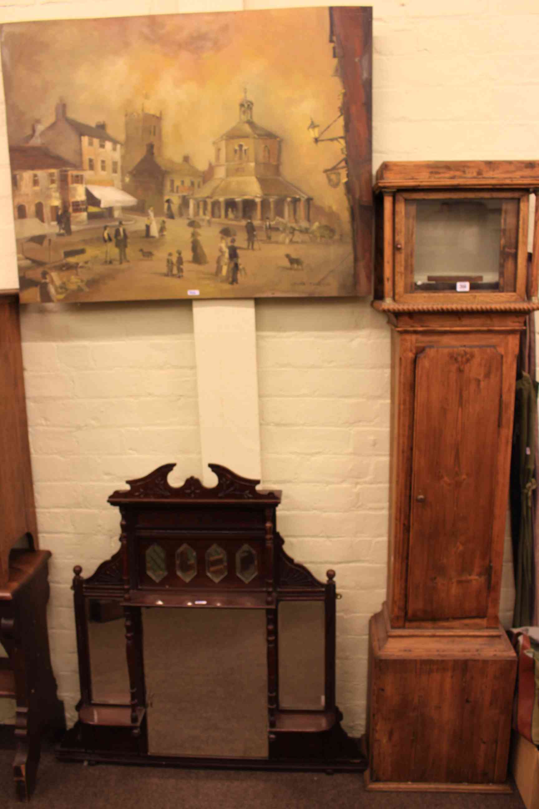 Longcase clock case,