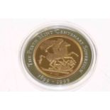 Perth Mint Centenary Proof Issue sovereign,