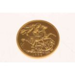 £2 proof gold coin (double sovereign), 1988,