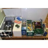 Collection of boxed and loose model vehicles