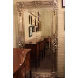 Large silvered frame mirror