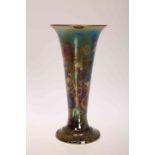 A WEDGWOOD FAIRYLAND LUSTRE VASE, DESIGNED BY DAISY MAKEIG-JONES, with fairies on branches,