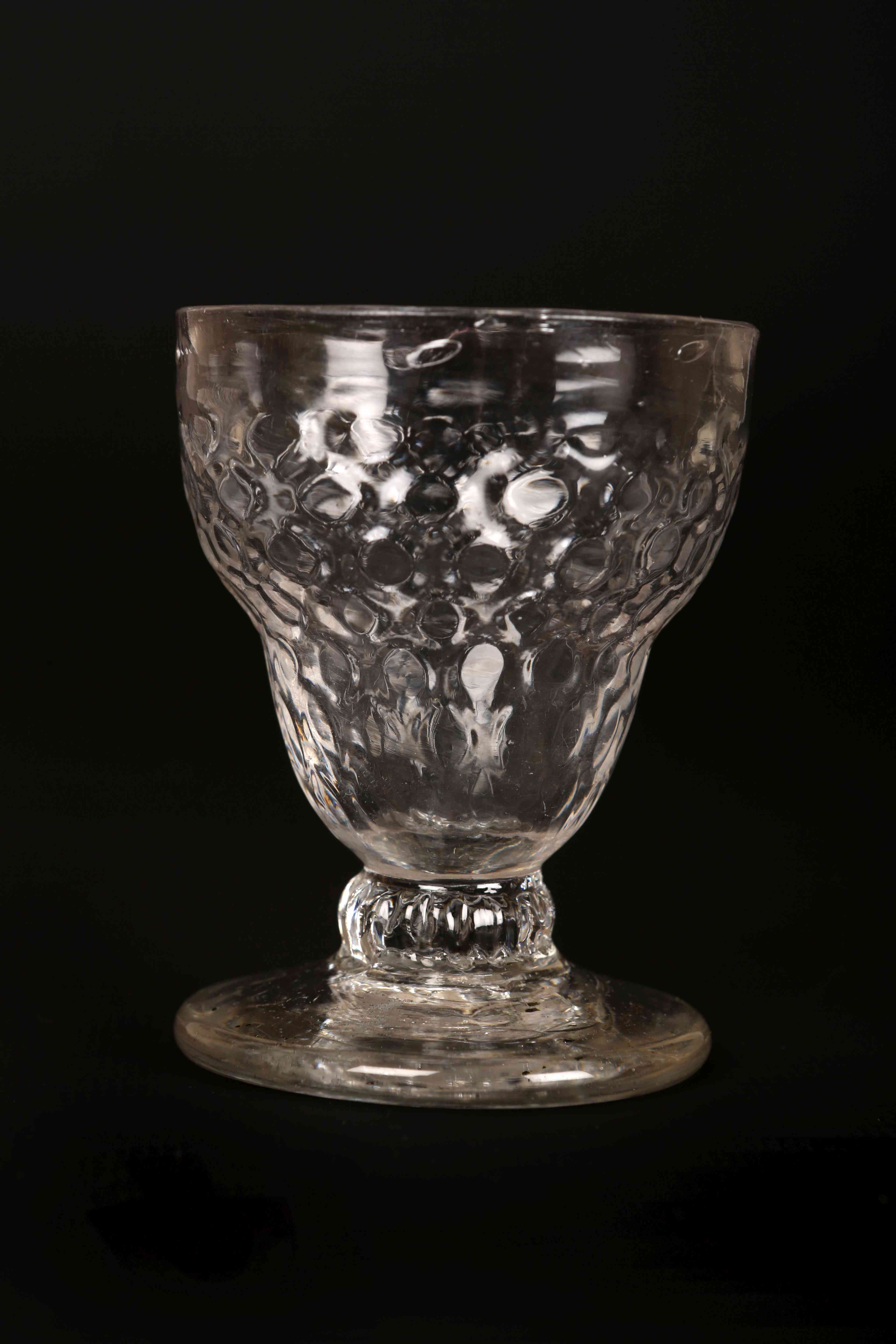 A MASONIC FIRING GLASS, 19TH CENTURY, engraved with emblems and a monogram, - Image 3 of 3