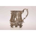 A VICTORIAN SILVER MUG, George John Richards & Edward Charles Brown,