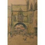VICTOR NOBLE RAINBIRD (1887-1936), AN IMPRESSION, AMIENS, signed and dated 1931,