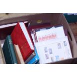 Large quantity of stamp albums