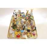 Large collection of story book figures including Beswick and Royal Albert