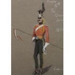 SABREUR, TROOPER, 16TH THE QUEEN'S LANCERS, 1854 AND SERGEANT, 16TH THE QUEEN'S LANCERS, pre 1914,