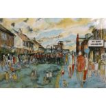 TOM MCGUINNESS (1926-2006), GALA DAY 1992, signed limited edition print,