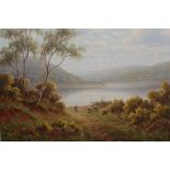 EVERETT WILLIAM MELLOR (1878-1965), WINDERMERE, signed lower left, watercolour, framed.