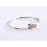 A DIAMOND SET BANGLE,