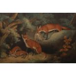 AFTER GEORGE MORLAND AND CHARLES LORAINE SMITH, A LITTER OF FOXES,