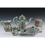 (5) PIECES CHINESE EXPORT CHINA - Choice 19th c. Porcelain in intricate mandarin or famille rose
