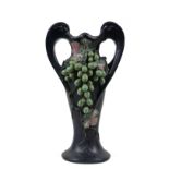 ART NOUVEAU AUSTRIAN PORCELAIN VASE - A glorious tall amphora urn-shaped vase attributed to Paul