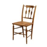 PAINT DECORATED FEDERAL PERIOD CHAIR - Baltimore Urn Back Chair, circa 1810, in faux grain paint