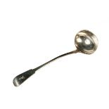 LADLE - English George III Period Sterling Silver Ladle, hallmarked for London 1786 by silversmith