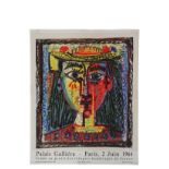 PABLO PICASSO (Spain, France, 1881-1973) - Rare Limited Edition Exhibition Poster: "Palais Galliera,