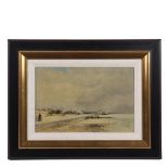 JAMES WEBB (UK, 1825-1895) - "Little Hampton, Sussex", oil on canvas board, signed lower left,