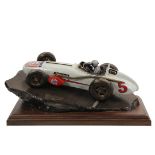 MOTORING COLLECTIBLE - 'The 43rd 500 Winner, Rodger Ward, 1959', by Alex Buchan, cold painted bronze