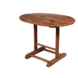 COUNTRY TAP TABLE - Lozenge Shaped Tavern Table, Maine or Canada, second half 18th c., pine in