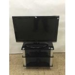 Toshiba 32 inch lcd tv on stand with remote