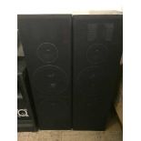 Pair of tower speakers